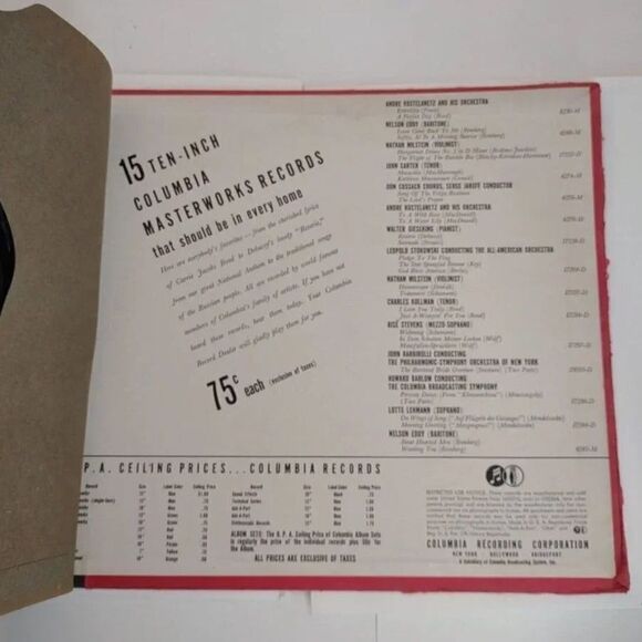 Nelson Eddy by Request 8 Shellac Records Columbia Vintage - Picture 13 of 14